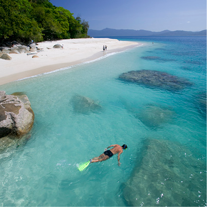 Fitzroy Island Nudey beach