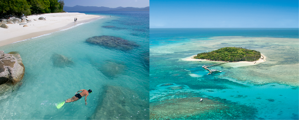 Green island and Fitzroy island tour from Cairns